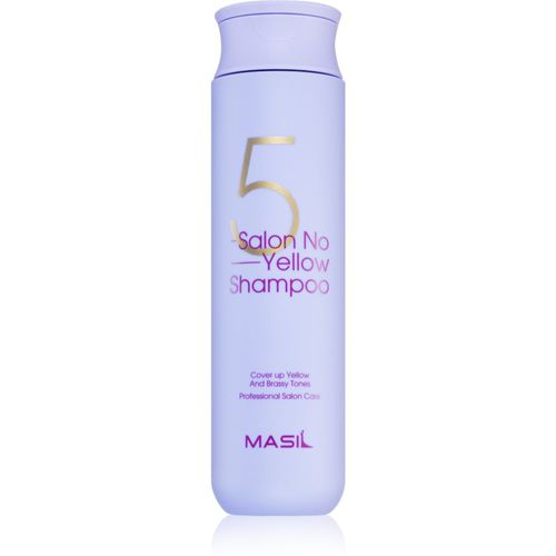 Salon No Yellow champú violeta neutralizante para tonos amarillos 300 ml - MASIL - Modalova