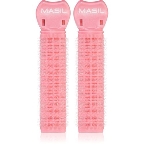 Roller Pins Peach Girl bigodini velcro per il volume a partire dalle radici 2 pz - MASIL - Modalova