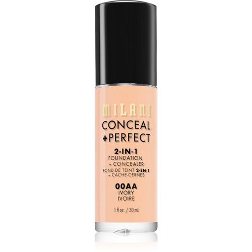 Conceal + Perfect 2-in-1 Foundation And Concealer Make-Up 00AA Ivory 30 ml - Milani - Modalova
