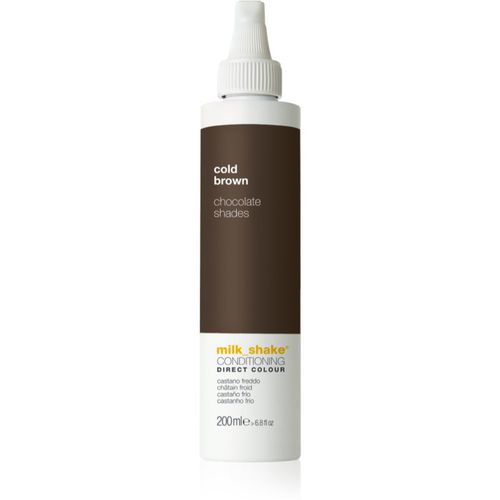 Direct Colour acondicionador tonificante de hidratación intensa Cold Brown 200 ml - Milk Shake - Modalova