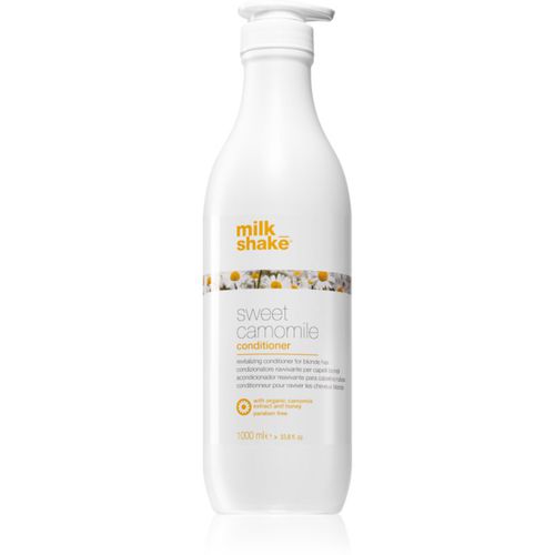 Sweet Camomile acondicionador nutritivo para cabello rubio sin parabenos 1000 ml - Milk Shake - Modalova