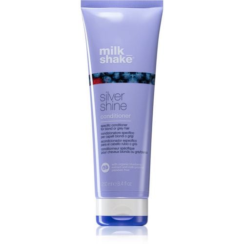 Silver Shine acondicionador para cabello rubio neutralizante para tonos amarillos 250 ml - Milk Shake - Modalova