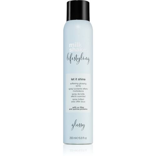 Lifestyling Let it shine spray protector para dar brillo y suavidad al cabello 200 ml - Milk Shake - Modalova