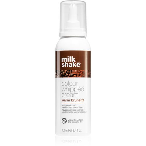 Colour Whipped Cream espuma tonificante para todo tipo de cabello Warm Brunette 100 ml - Milk Shake - Modalova