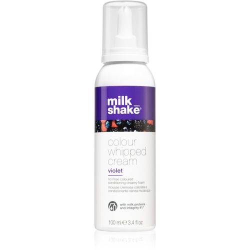 Colour Whipped Cream espuma tonificante para todo tipo de cabello Violet 100 ml - Milk Shake - Modalova