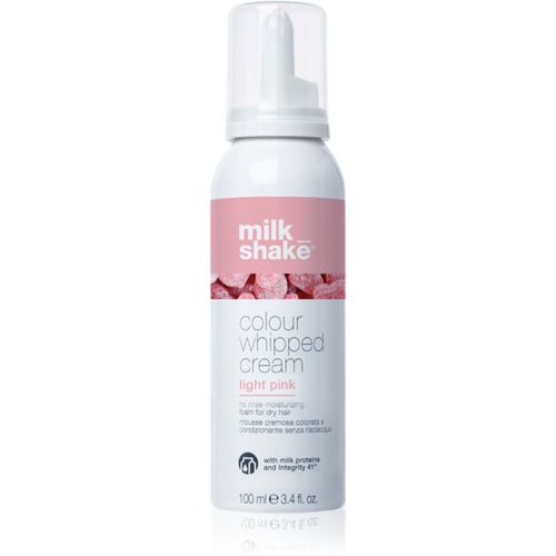 Colour Whipped Cream mousse colorata per tutti i tipi di capelli Light Pink 100 ml - Milk Shake - Modalova