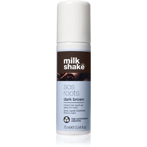 Sos roots spray retoca-raíces instantáneo Dark brown 75 ml - Milk Shake - Modalova