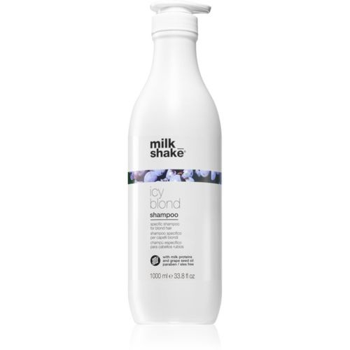 Icy Blond Shampoo Shampoo zum Neutralisieren von Gelbstich für blonde Haare 1000 ml - Milk Shake - Modalova