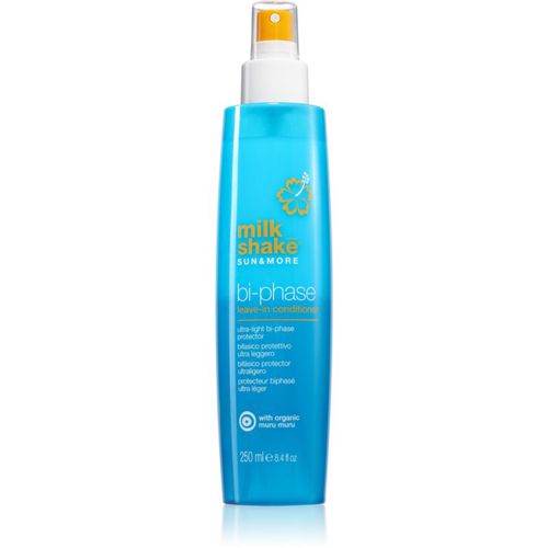 Sun & More acondicionador bifásico sin aclarado para cabello contra los efectos del sol, el cloro y la sal 250 ml - Milk Shake - Modalova