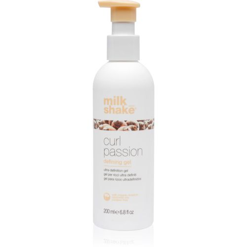 Curl Passion gel para dar definición y mantener la forma 200 ml - Milk Shake - Modalova