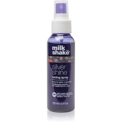 Silver Shine Toning Spray spray colorato per capelli biondi e grigi 100 ml - Milk Shake - Modalova