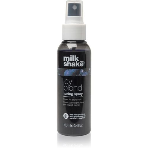 Icy Blond Toning Spray spray neutralizante para tonos amarillos 100 ml - Milk Shake - Modalova