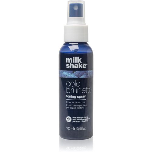 Cold Brunette Toning Spray spray para neutralizar los matices cobrizos 100 ml - Milk Shake - Modalova