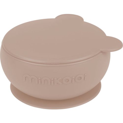 Bowl Bubble Beige bol de silicona con ventosa 1 ud - Minikoioi - Modalova