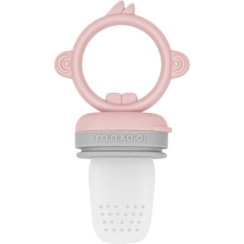 Feeder Teether Pinky Pink/ Powder Grey mordedera de alimentación Pinky Pink/Powder Grey - Minikoioi - Modalova