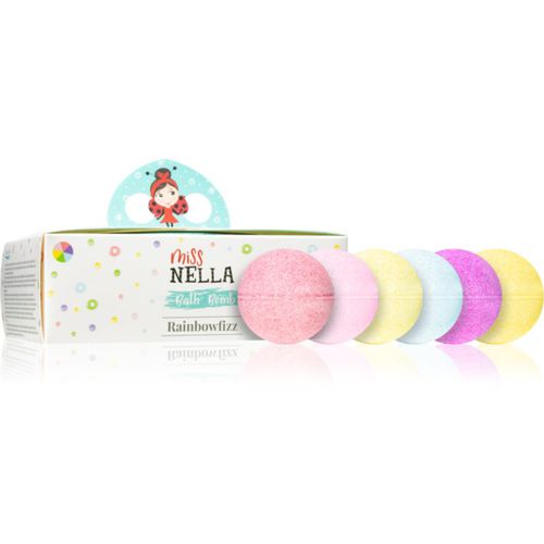 Rainbowfizz bomba de baño efervescente para niños a partir de 3 años 6 ud - Miss Nella - Modalova