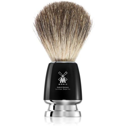 RYTMO Pure Badger pennello da barba in pelo di tasso Black Resin 1 pz - Mühle - Modalova