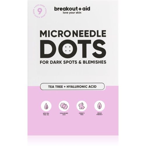 Breakout + Aid Microneedle Dots tratamiento localizado con microagujas para las manchas oscuras del acné 9 ud - My White Secret - Modalova