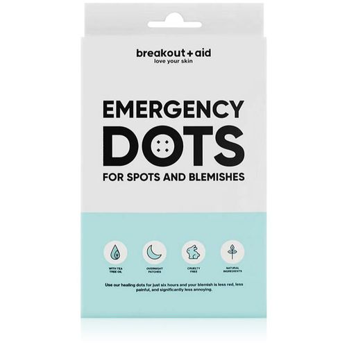 Breakout + Aid Emergency Dots tratamiento localizado para el acné en el rostro, escote y espalda con aceite de árbol de té - My White Secret - Modalova