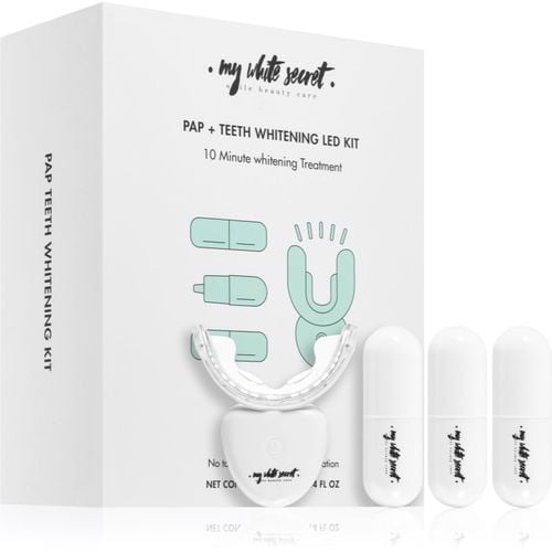 PAP+ Teeth Whitening LED Kit Zahnbleaching-Set - My White Secret - Modalova