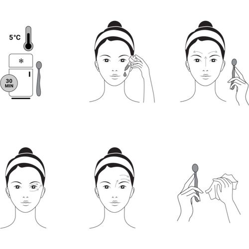 Spa Collection Roller Cooling Eye Roller Ball accesorio para masaje para ojos Silver - Notino - Modalova
