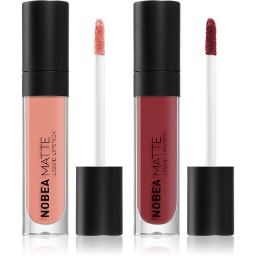 Day-to-Day Matte Liquid Lipstick set (para labios) para mujer - NOBEA - Modalova