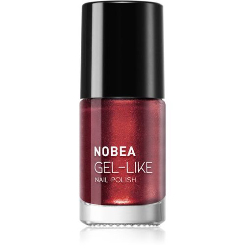 Metal Gel-like Nail Polish esmalte de uñas efecto gel tono Polish Ruby 6 ml - NOBEA - Modalova