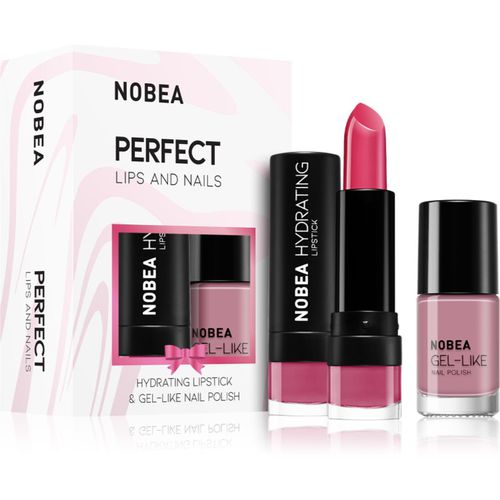 Day-to-Day Perfect Lips and Nails conjunto de esmalte de uñas y barra de labios hidratante - NOBEA - Modalova