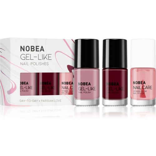 Day-to-Day Parisian Love conjunto de esmaltes de uñas 3x6 ml - NOBEA - Modalova