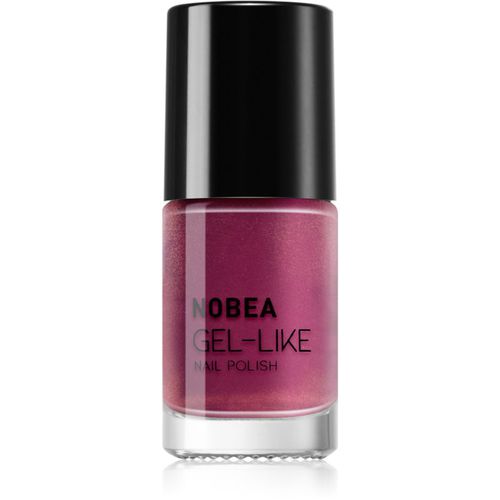 Metal Gel-like Nail Polish esmalte de uñas efecto gel tono Pearl cherry #N55 6 ml - NOBEA - Modalova