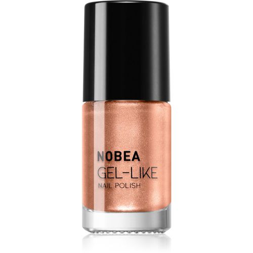 Metal Gel-like Nail Polish esmalte de uñas efecto gel tono Orange blossom N#78 6 ml - NOBEA - Modalova