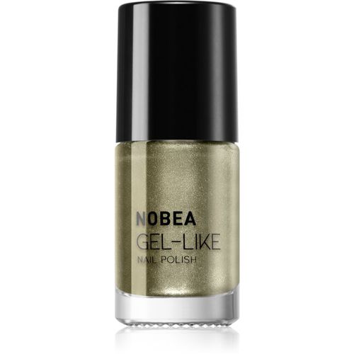 Metal Gel-like Nail Polish esmalte de uñas efecto gel tono Olive green N#79 6 ml - NOBEA - Modalova