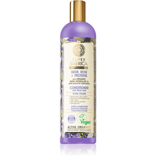 Kedr, Rose & Protein acondicionador voluminizador para cabello débil 400 ml - Natura Siberica - Modalova