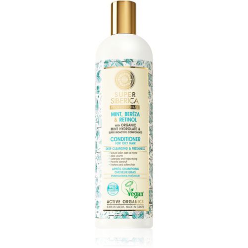 Mint, Bereza & Retinol bálsamo refrescante para cabello graso 400 ml - Natura Siberica - Modalova