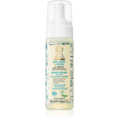 Mint, Bereza & Retinol mousse esfoliante per il cuoio capelluto 170 ml - Natura Siberica - Modalova