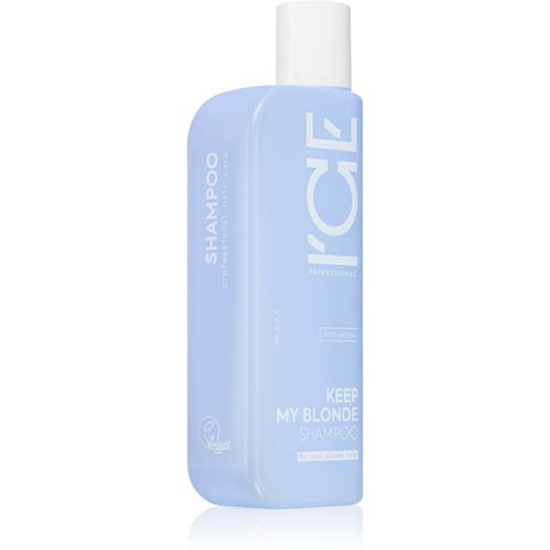 ICE Professional Keep My Blonde shampoo anti-giallo per capelli schiariti, con meches biondo freddo 250 ml - Natura Siberica - Modalova