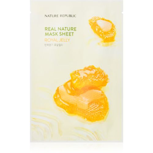 Real Nature Royal Jelly Mask Sheet anti-falten tuchmaske 23 ml - NATURE REPUBLIC - Modalova