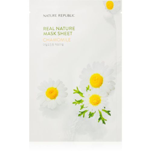 Real Nature Chamomile Mask Sheet Feuchtigkeitsspendende Tuchmaske mit Kamille 23 ml - NATURE REPUBLIC - Modalova