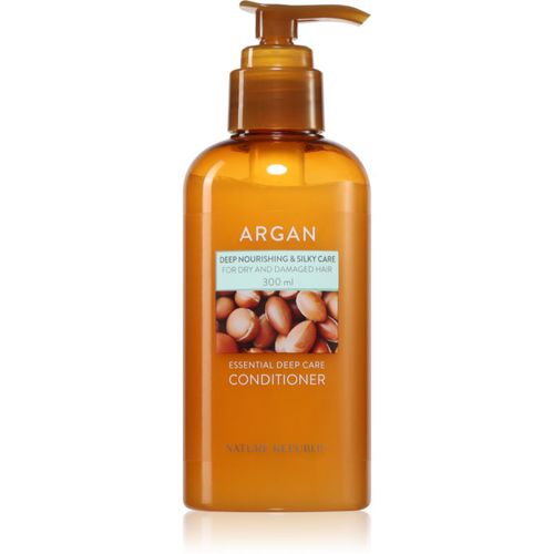 Argan Essential Deep Care Conditioner acondicionador hidratante y nutritivo para cabello maltratado o dañado 300 ml - NATURE REPUBLIC - Modalova