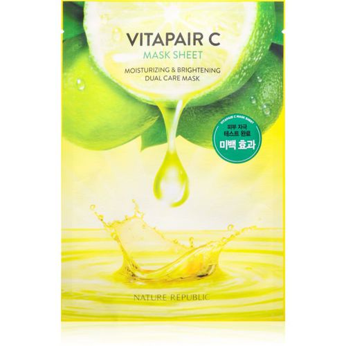 Vitapair C Mask Sheet mascarilla hoja con efecto hidratante e iluminador 25 ml - NATURE REPUBLIC - Modalova