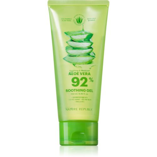 Soothing & Moisture Aloe Vera 92% Soothing Gel beruhigendes feuchtigkeitsspendendes Gel für empfindliche Oberhaut 250 ml - NATURE REPUBLIC - Modalova