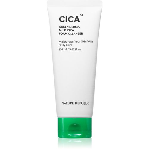 Green Derma Mild Cica Foam Cleanser beruhigender Gesichtsschaum für fettige und problematische Haut 150 ml - NATURE REPUBLIC - Modalova