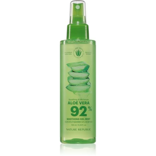 Soothing & Moisture Aloe Vera 92% Soothing Gel Mist kühlender und erfrischender Sprühnebel mit beruhigender Wirkung 155 ml - NATURE REPUBLIC - Modalova