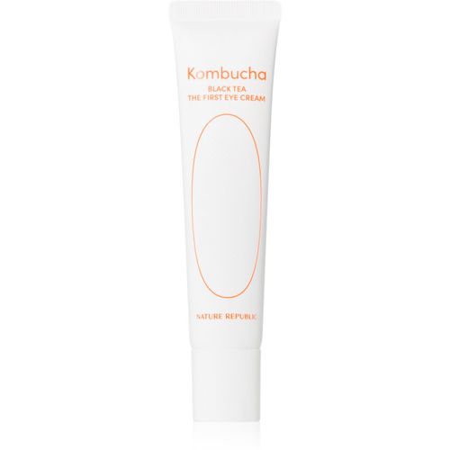 Kombucha Black Tea The First Eye Cream crema hidratante para contorno de ojos con efecto antiarrugas 30 ml - NATURE REPUBLIC - Modalova