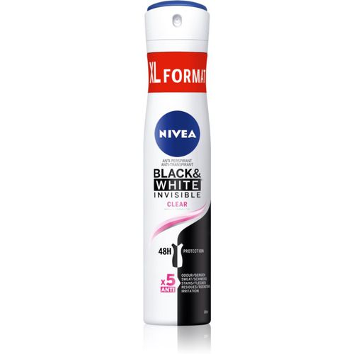 Black & White Invisible Clear antitranspirante en spray para mujer 200 ml - Nivea - Modalova