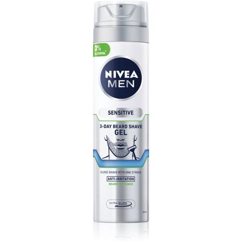 Men Sensitive gel de afeitar con efecto calmante 200 ml - Nivea - Modalova