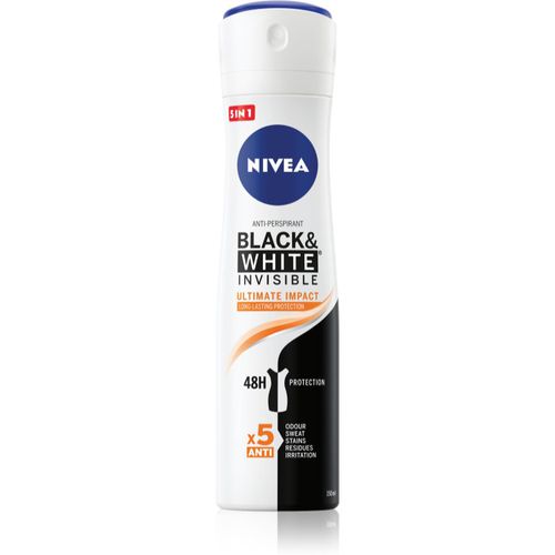 Invisible Black & White Ultimate Impact Antitranspirant-Spray für Damen 150 ml - Nivea - Modalova