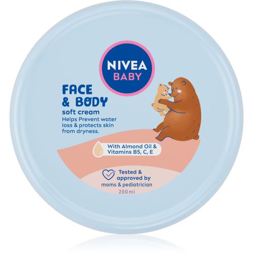 BABY Soft crema hidratante para rostro y cuerpo 200 ml - Nivea - Modalova