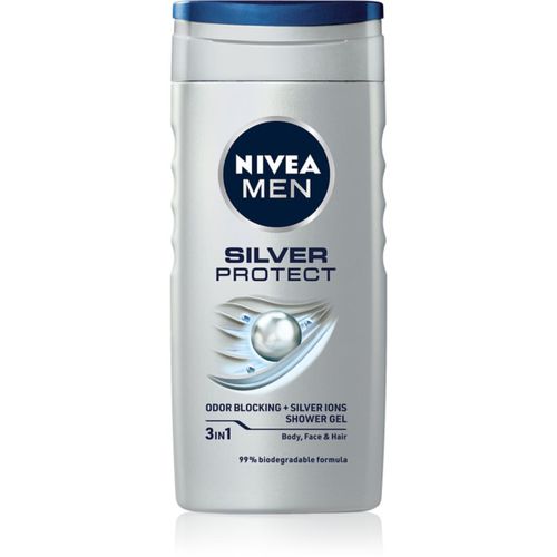 Men Silver Protect gel de ducha para hombre 250 ml - Nivea - Modalova