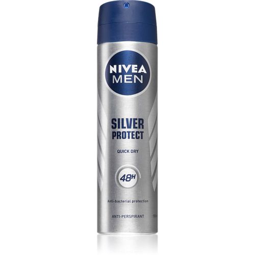 Men Silver Protect antitranspirante en spray 48h 150 ml - Nivea - Modalova